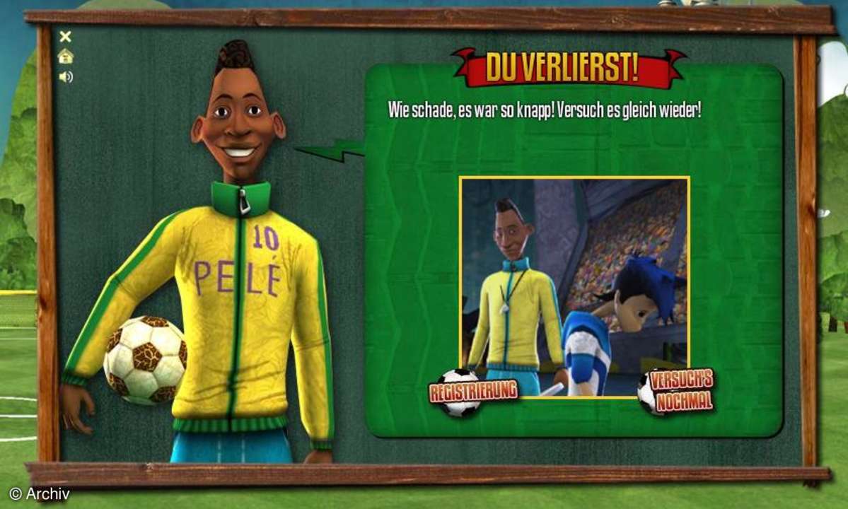 Flash-Minispiel Academy of Champions