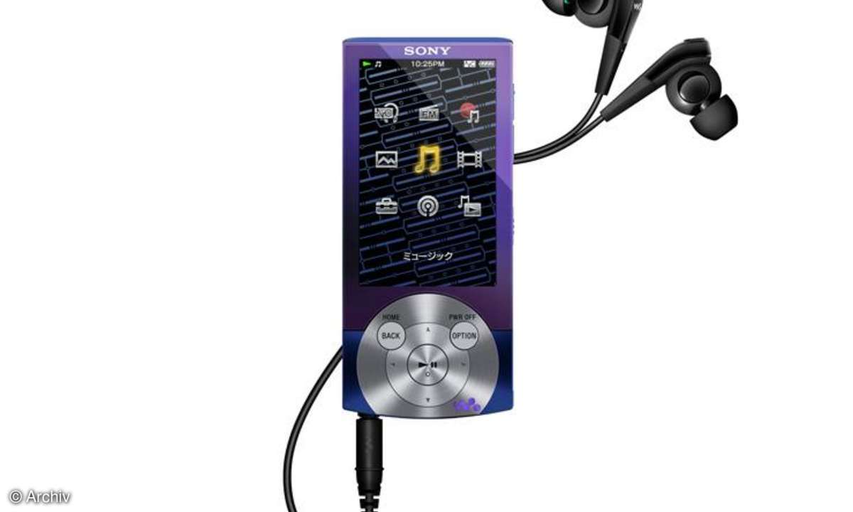 Sony Walkman A-Serie mit OLED-Display