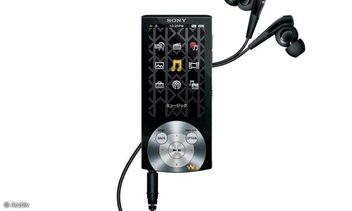 Sony Walkman A-Serie mit OLED-Display