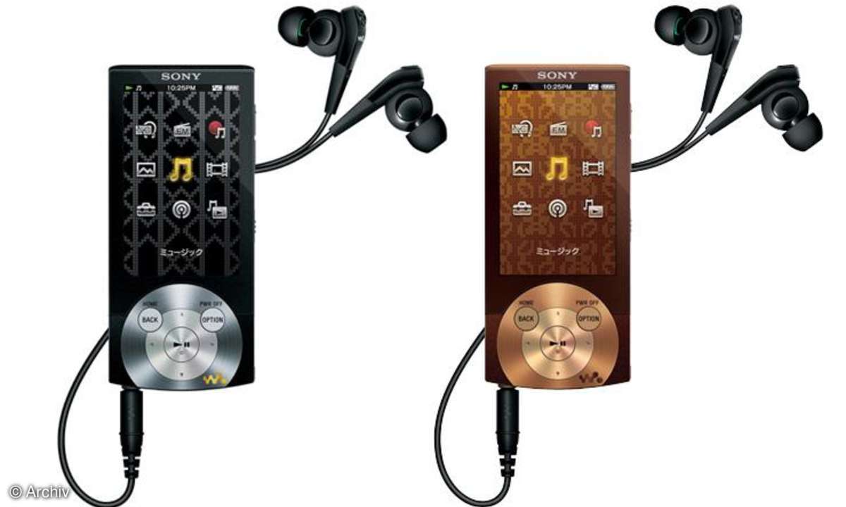 Sony Walkman A-Serie mit OLED-Display