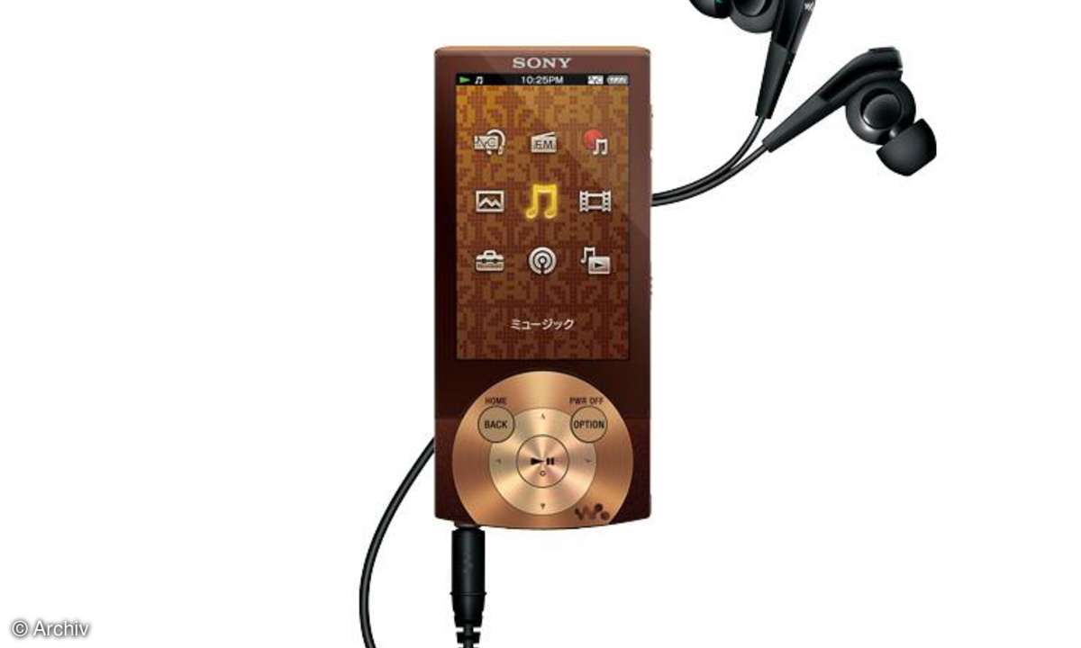 Sony Walkman A-Serie mit OLED-Display