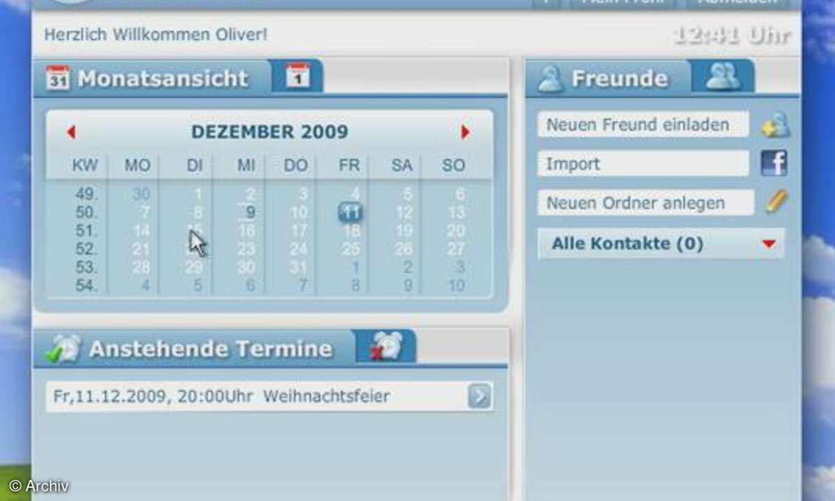 Terminmanager Zeitfinder von der Deutschen Post