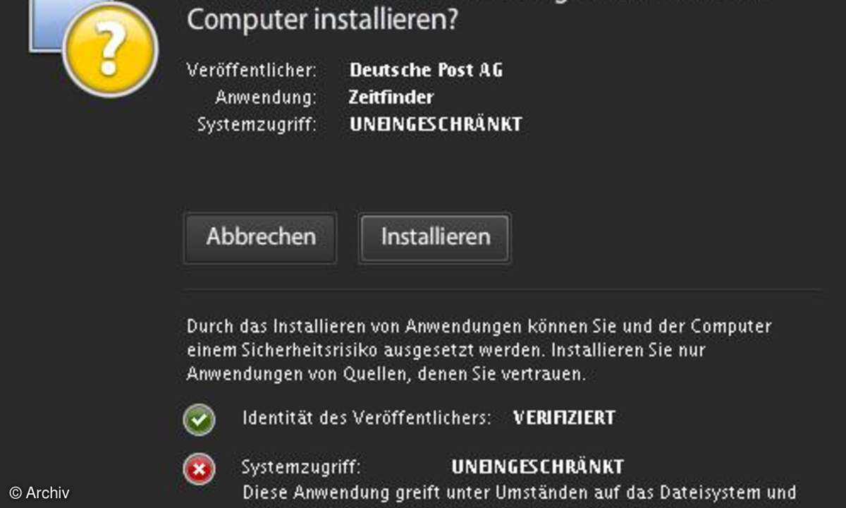 Terminmanager Zeitfinder von der Deutschen Post