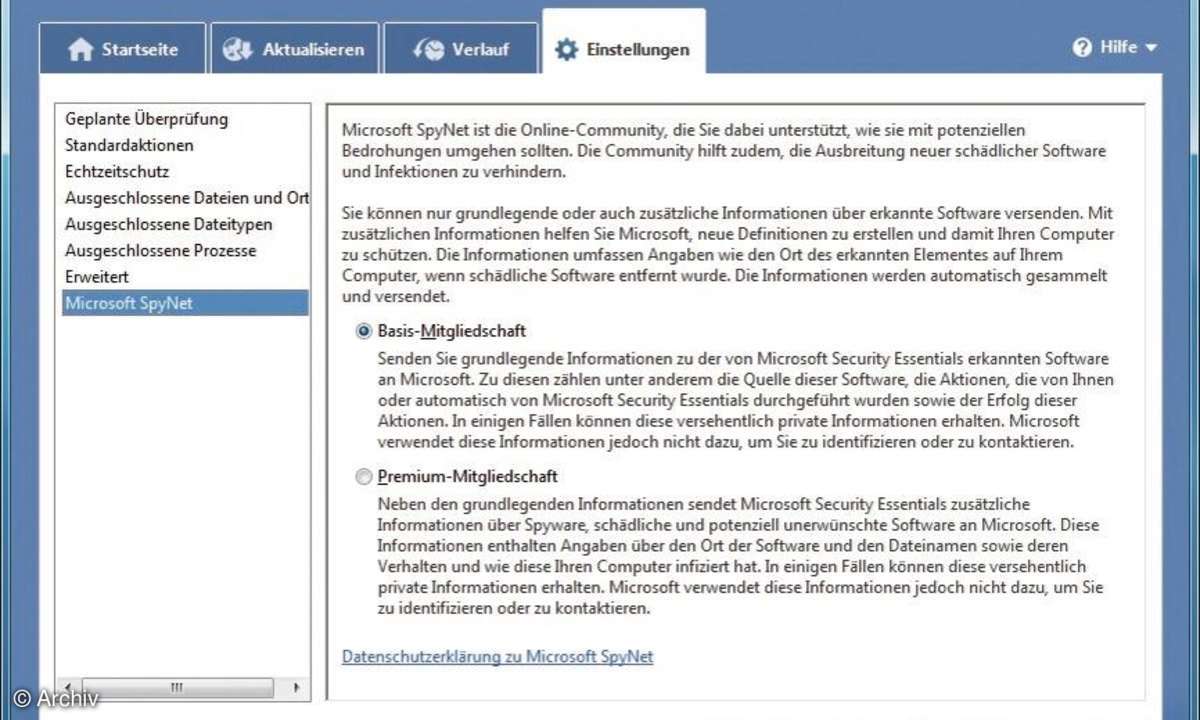 Microsoft Security Essentials