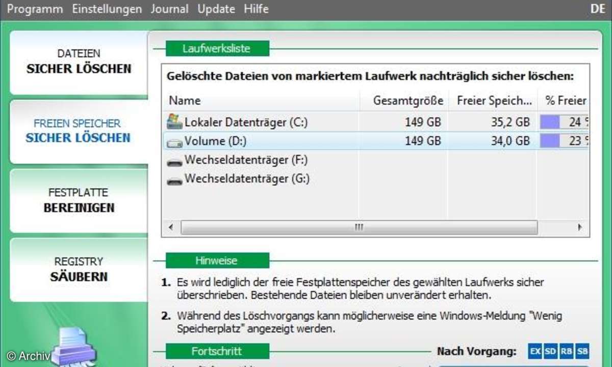 Ascomp Secure Eraser 3.1