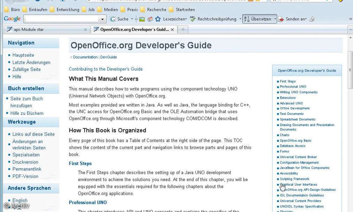 Grundlagen der Makroentwicklung in Openoffice