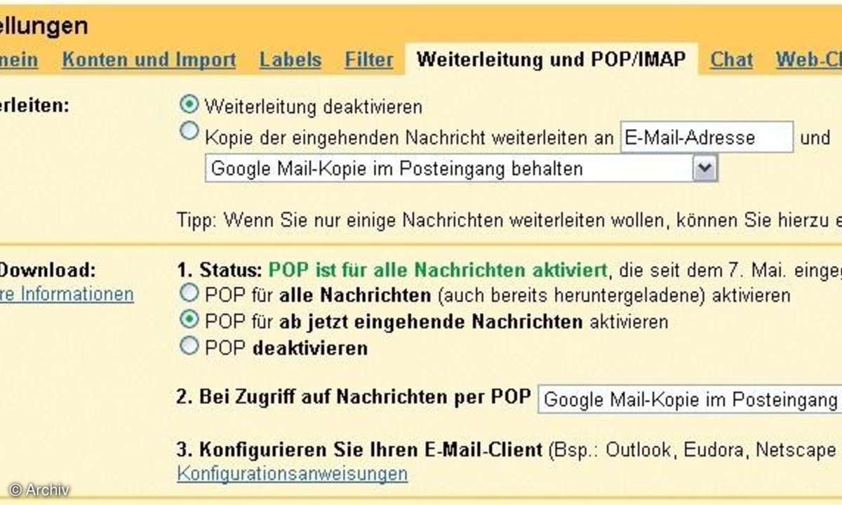 E-Mail mit dem Handy