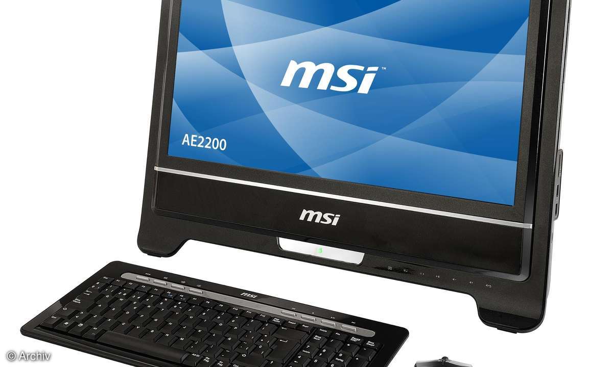 MSI Wind Top AE2200: All-in-One-PC mit 22-Zoll-Touchscreen
