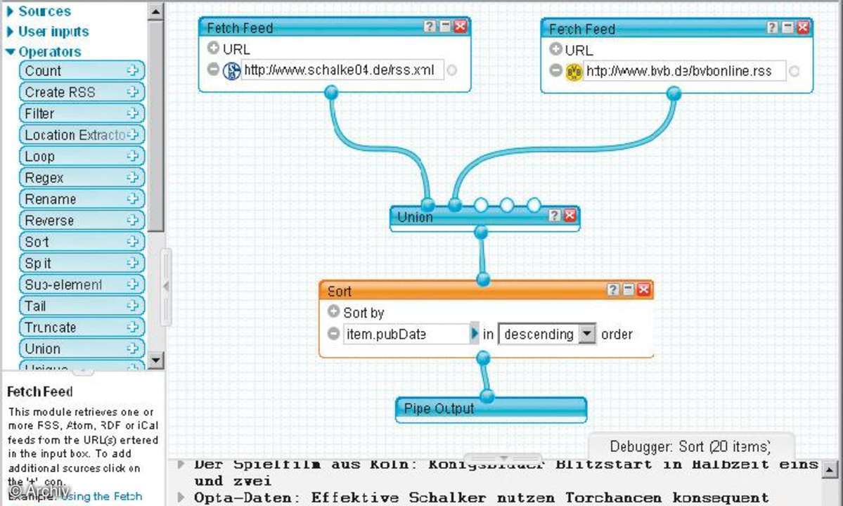 Mashup von Web-Daten