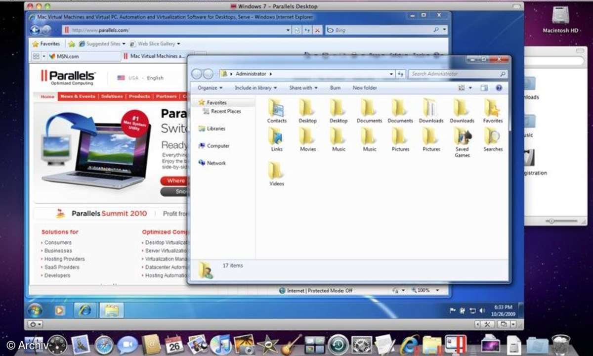 Parallels Desktop 5 für Mac