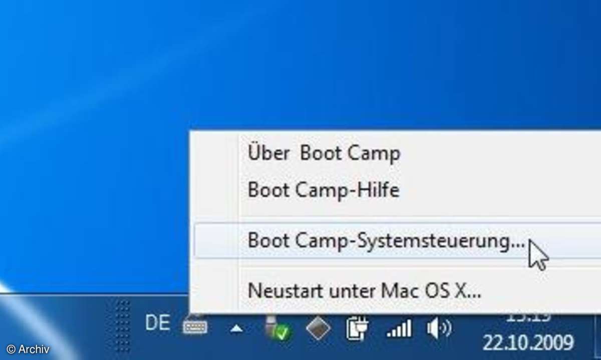 Windows 7 auf Apple Mac