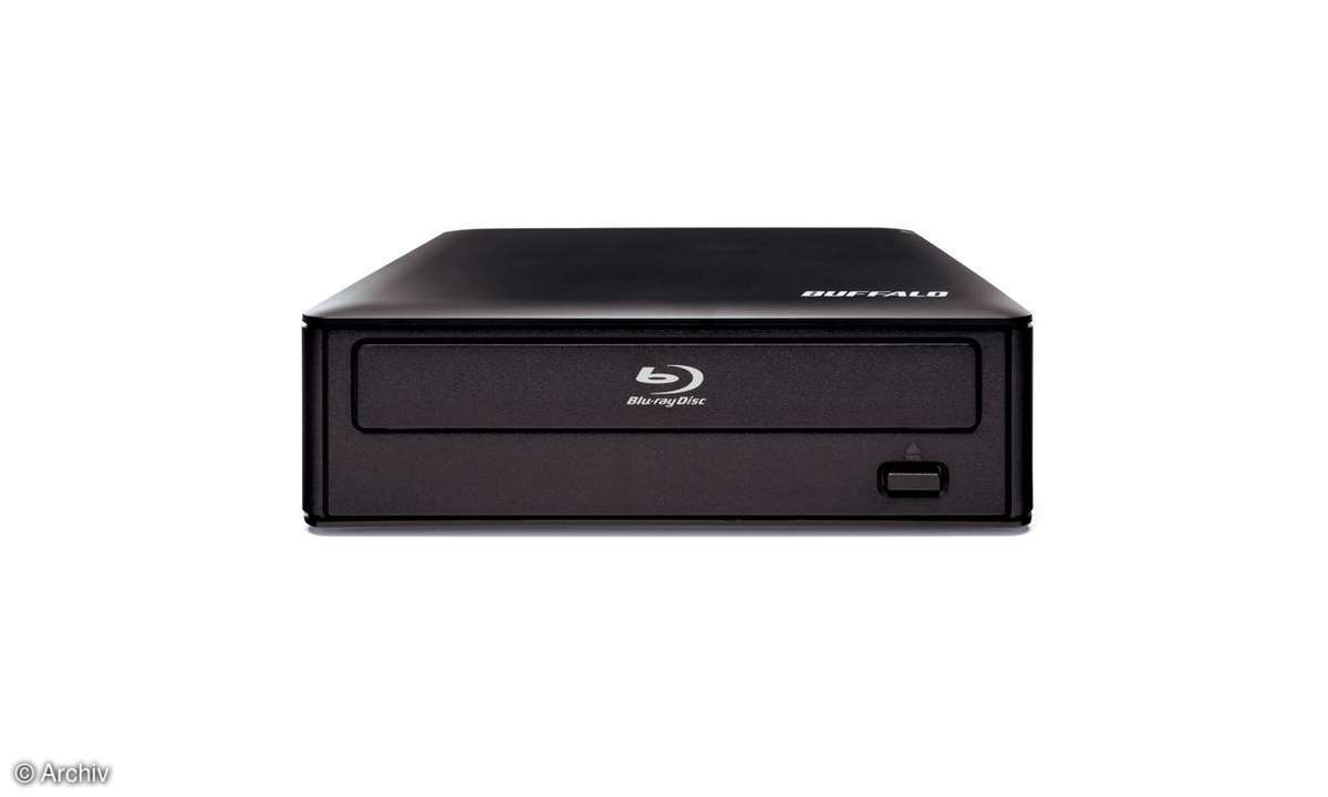 Externer 8-fach Blu-ray-Brenner BR-X816U2-EU von Buffalo Technology