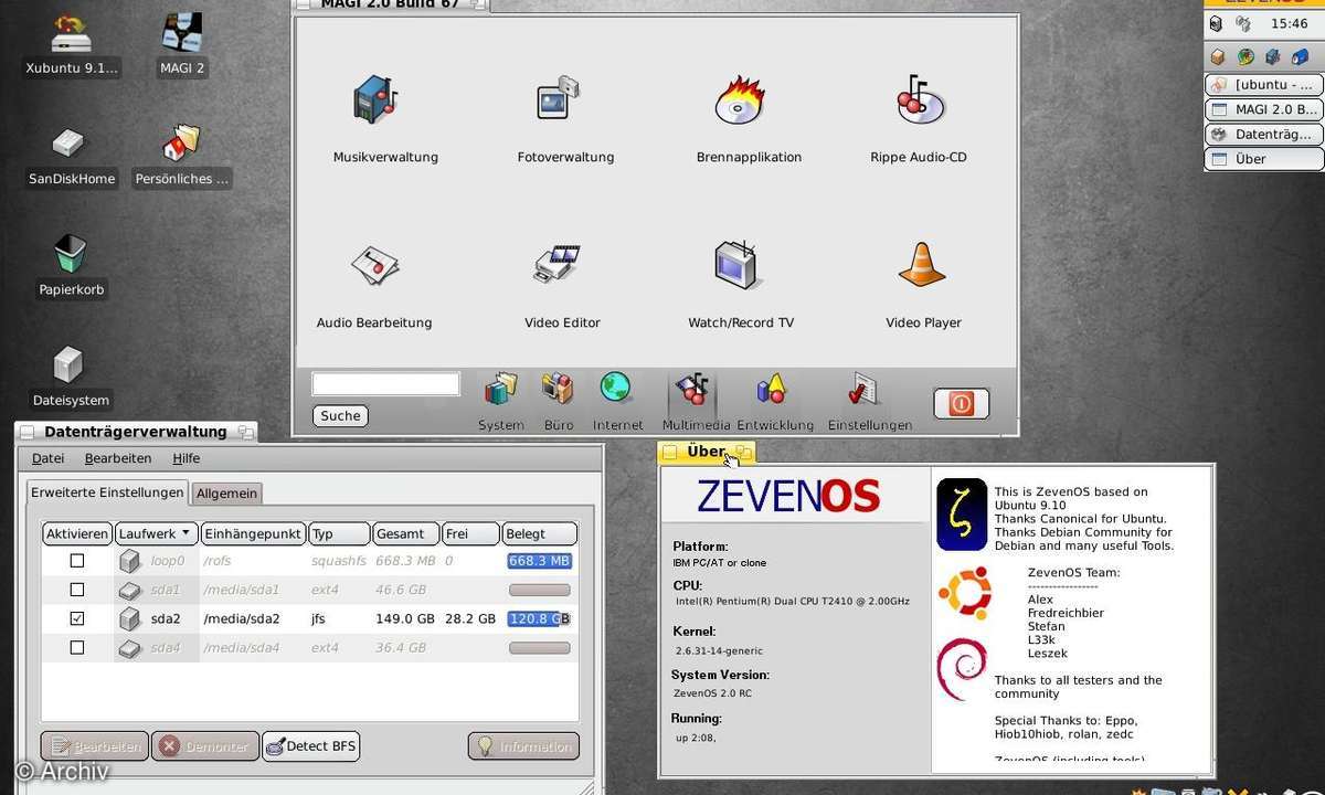 Linux-Distribution ZevenOS