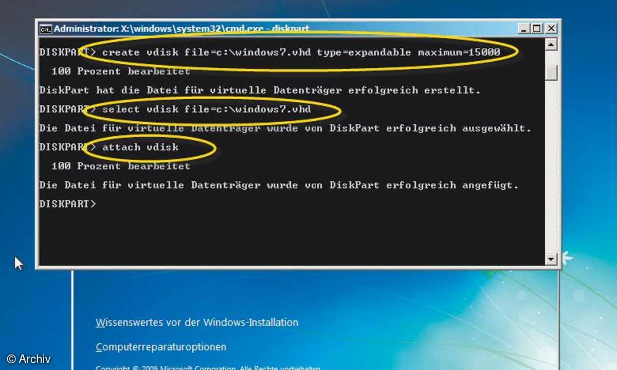 Virtuelle Festplatten
