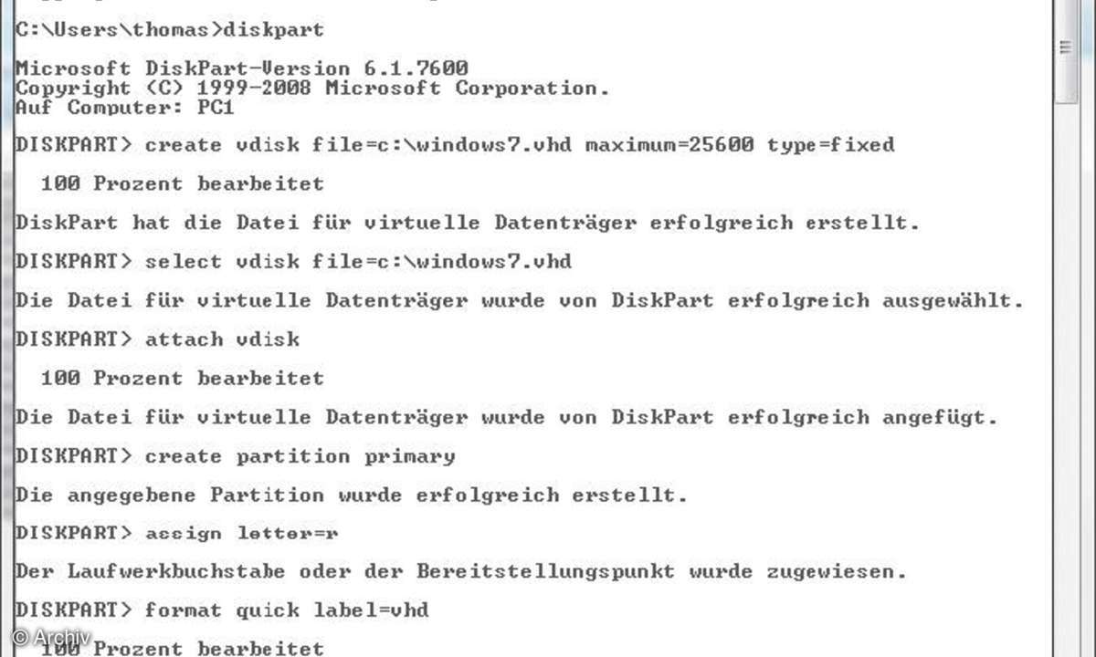 Virtuelle Festplatten
