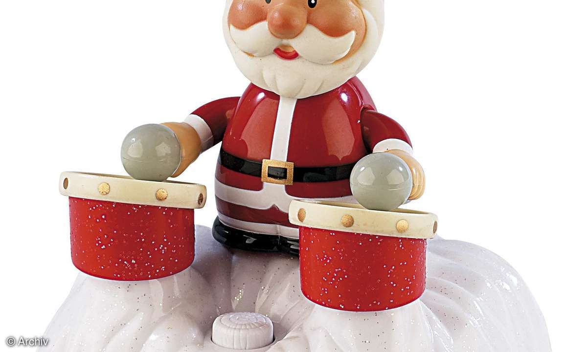 USB-Weihnachtsmann mit Trommel