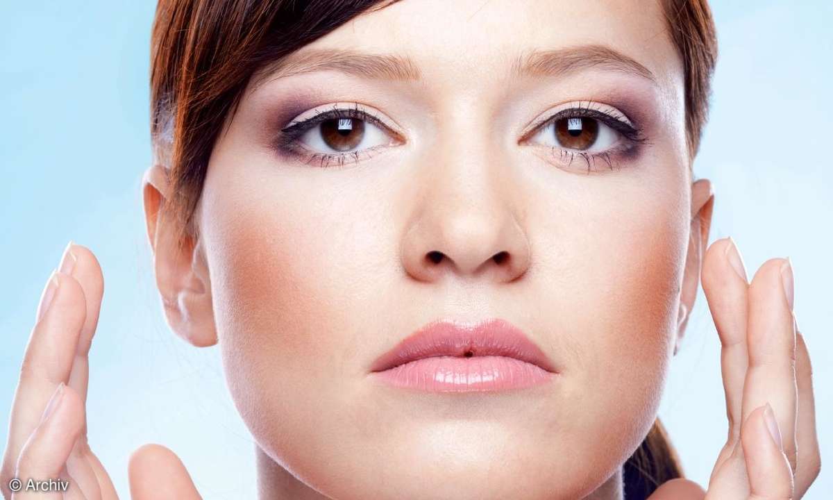 Junge Frau Gesicht