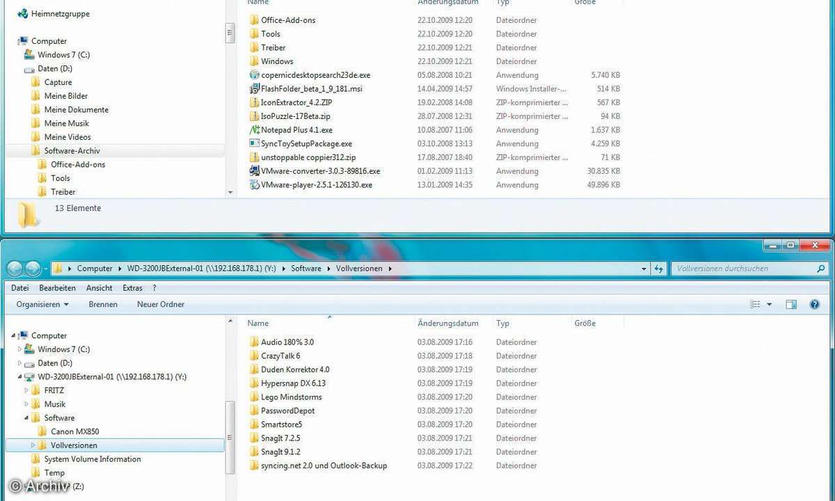 VB.NET-Tool für die parallele Anzeige von zwei Explorer-Fenstern