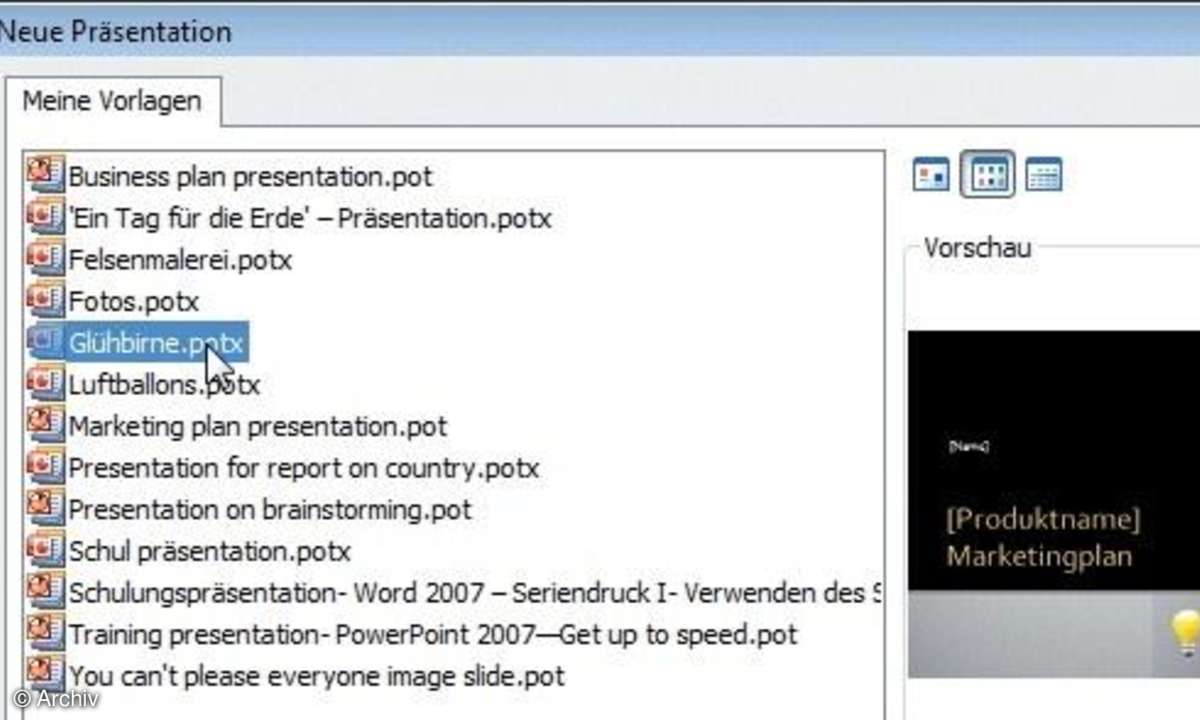 PowerPoint 2007: Präsentationsfolien erstellen