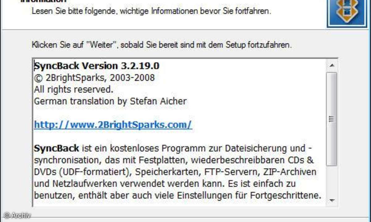 SyncBack