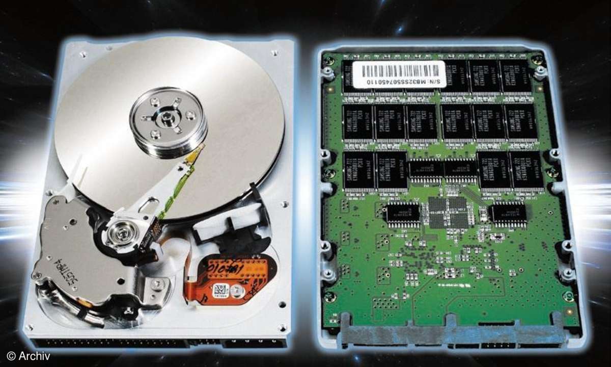 So tauschen Sie beim Notebook eine SSD anstelle der Festplatte ein