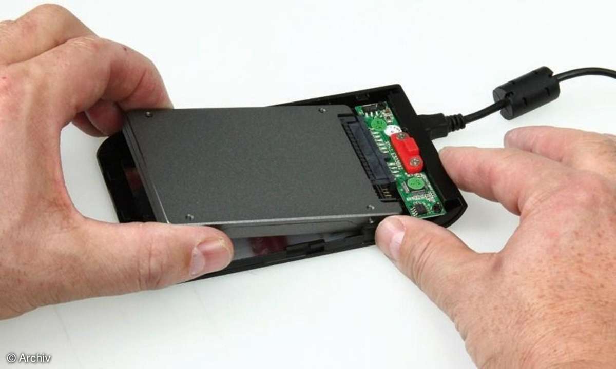 So tauschen Sie beim Notebook eine SSD anstelle der Festplatte ein