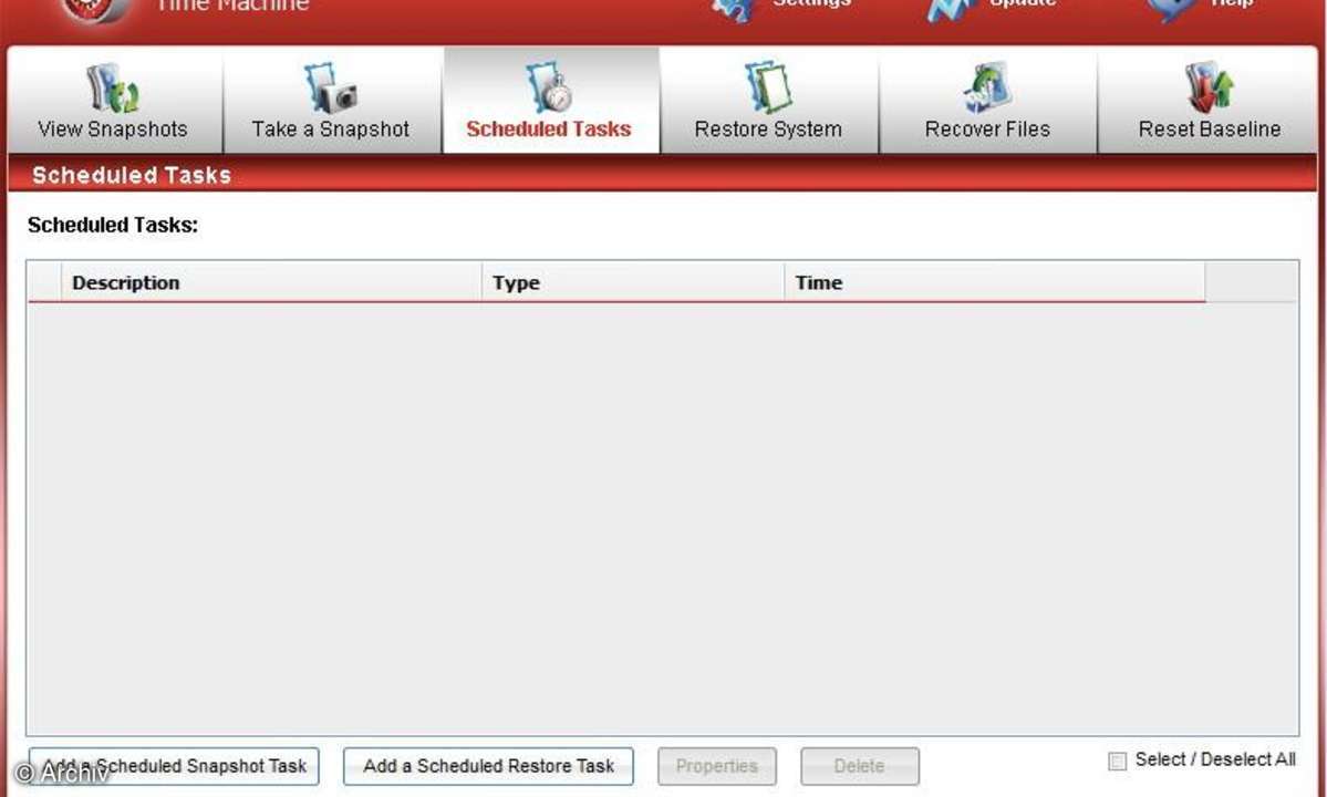 Comodo Time Machine