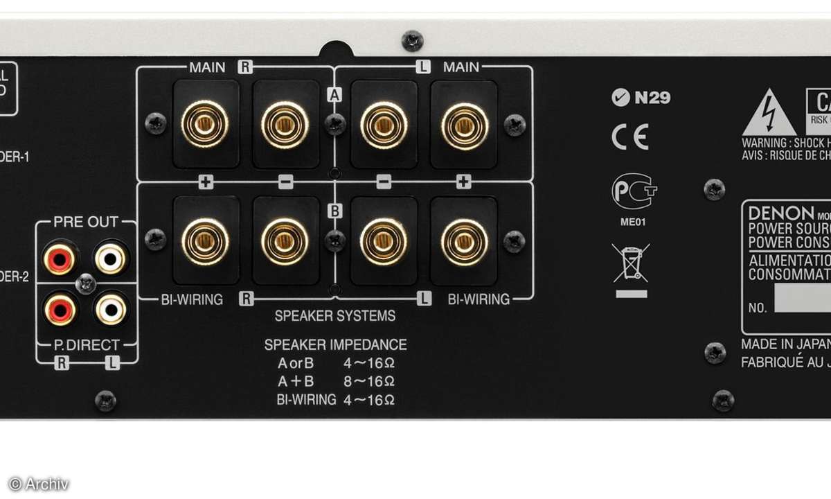Denon Stereo-Vollverstärker und CD-Player aus Advanced Evolution Serie