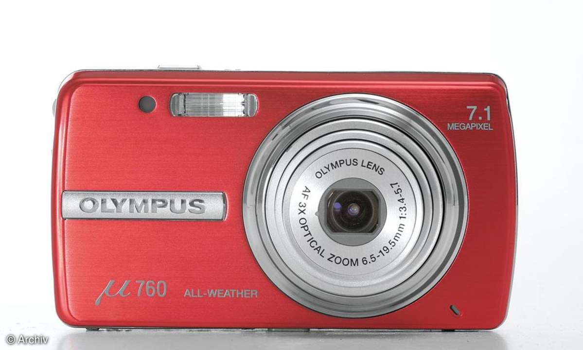 Olympus µ760 Vorderseite