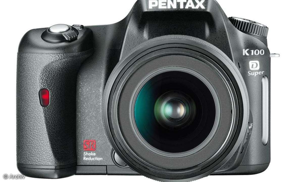 Pentax K100D Super  Vorderseite