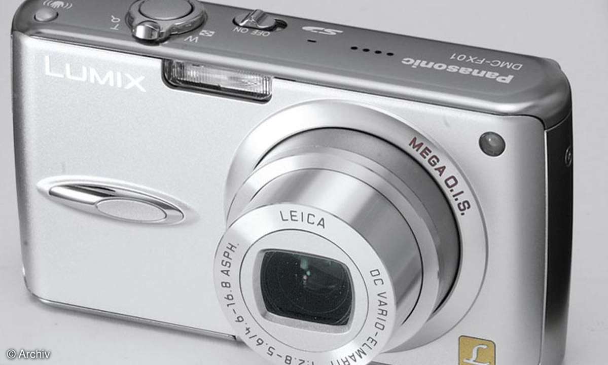 Panasonic Lumix DMC-FX01 Vorderseite
