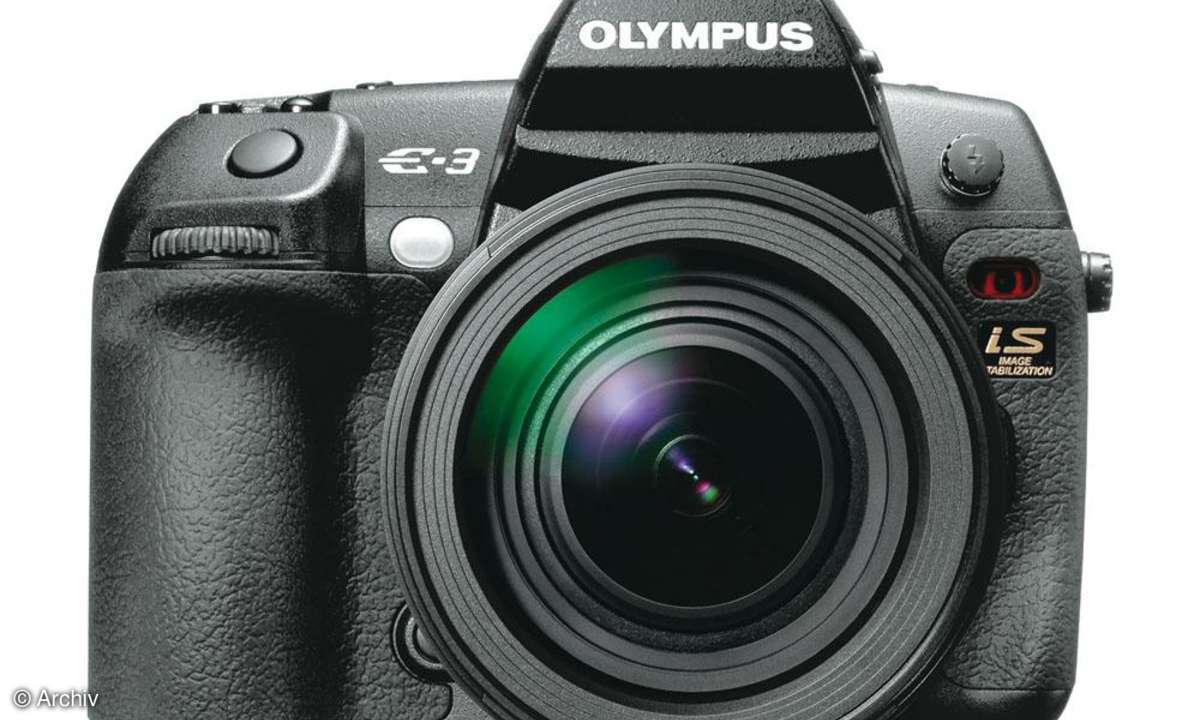 Olympus E-3 Vorderseite