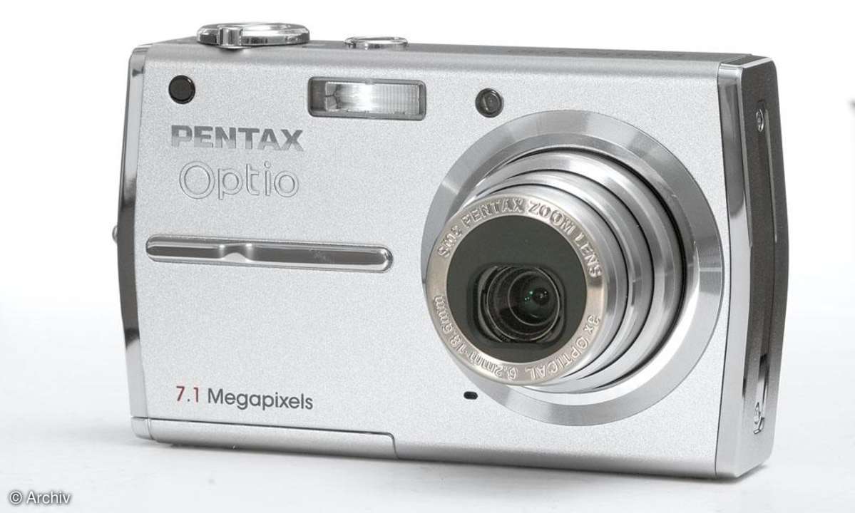 Pentax Optio T30 Seitenansicht