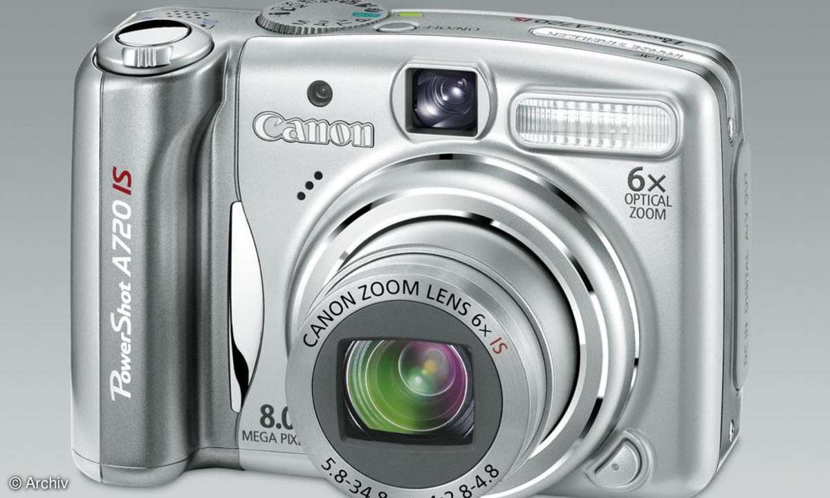 Canon Powershot A720 IS  Vorderseite