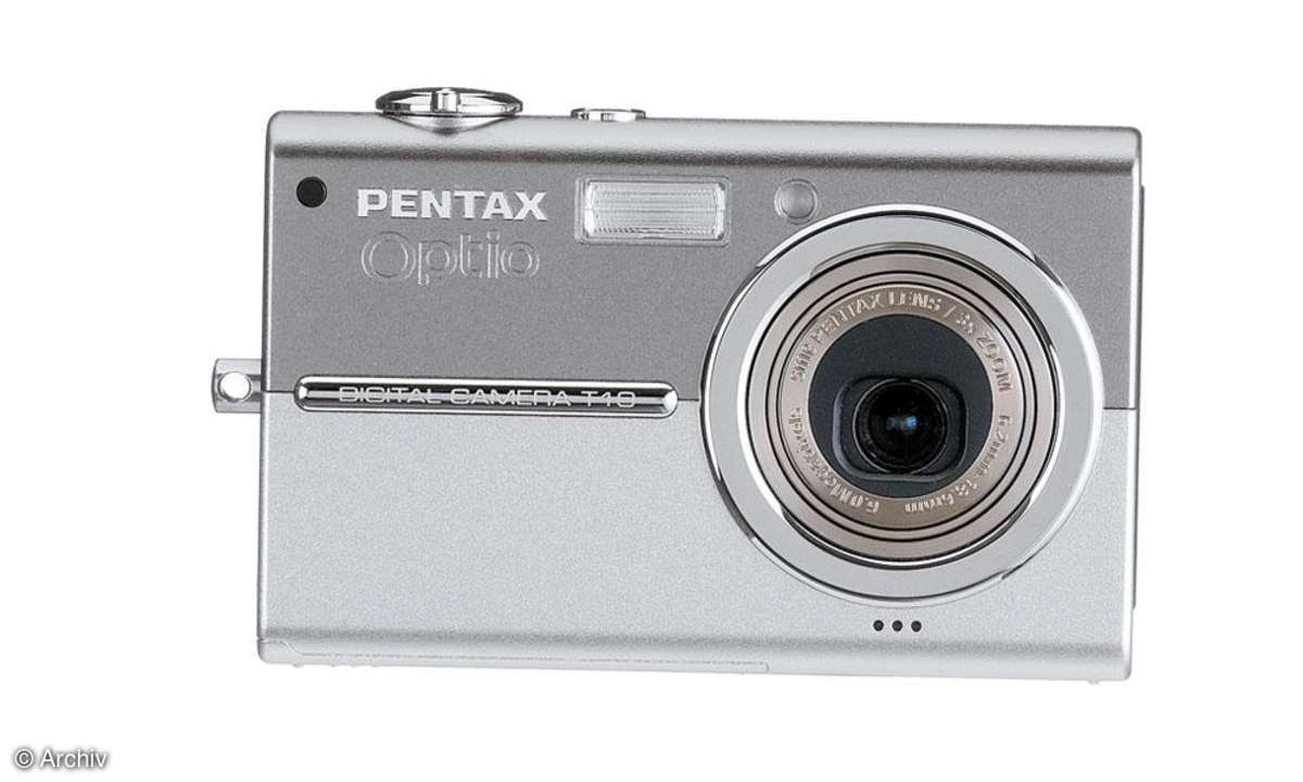 Pentax Optio T10 Vorderansicht