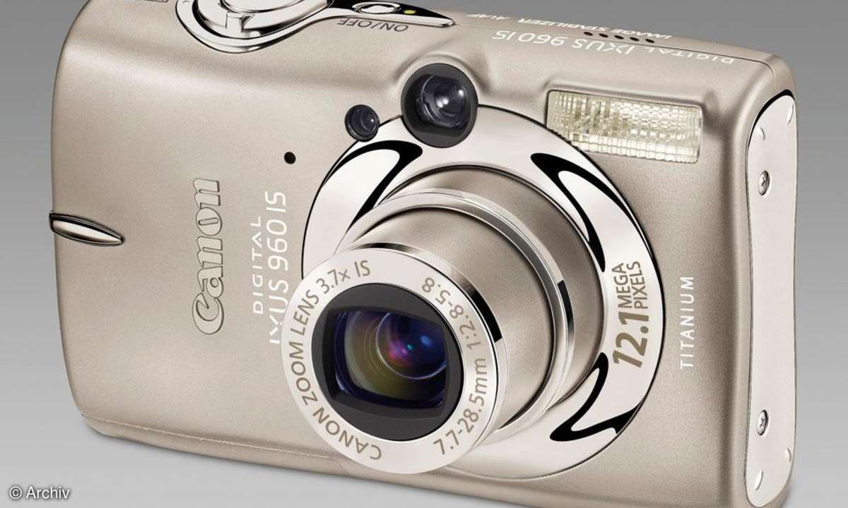 Canon Digital Ixus 960 IS Vorderseite