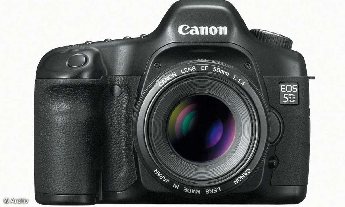 Canon EOS 5D Vorderseite