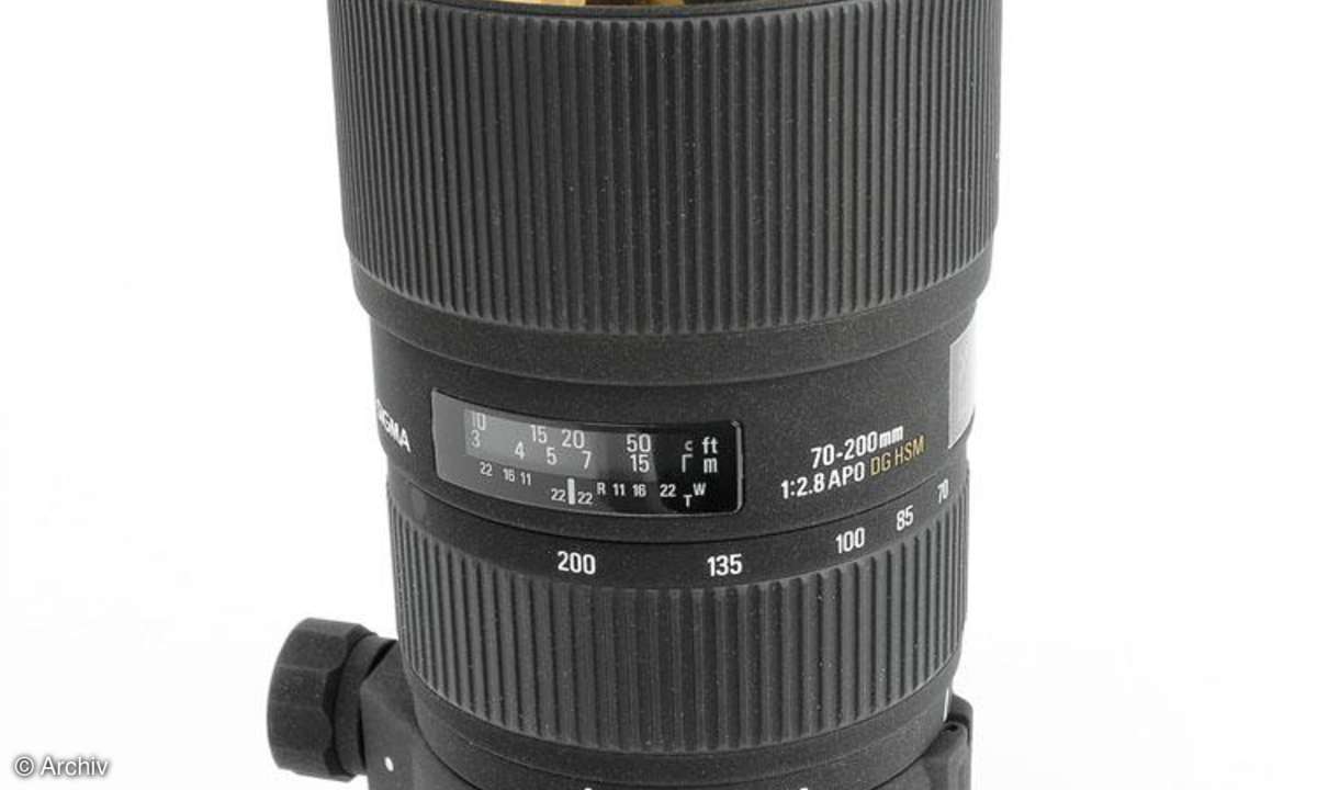 Sigma EX 2,8/70-200 mm an Canon EOS 450D