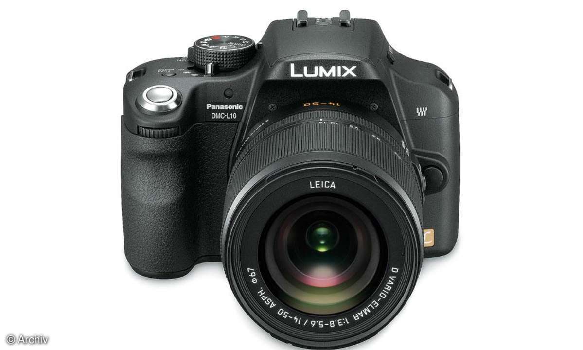 Panasonic Lumix DMC-L10 Vorderseite