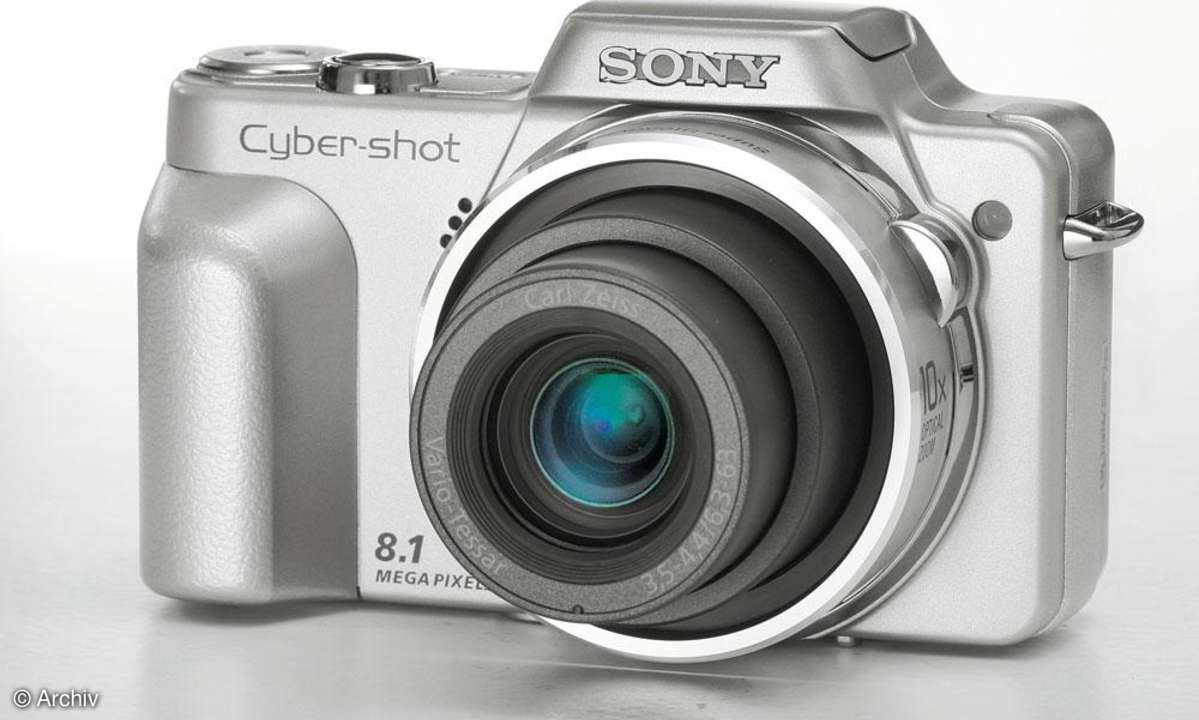 Sony Cybershot DSC-H3 Vorderseite