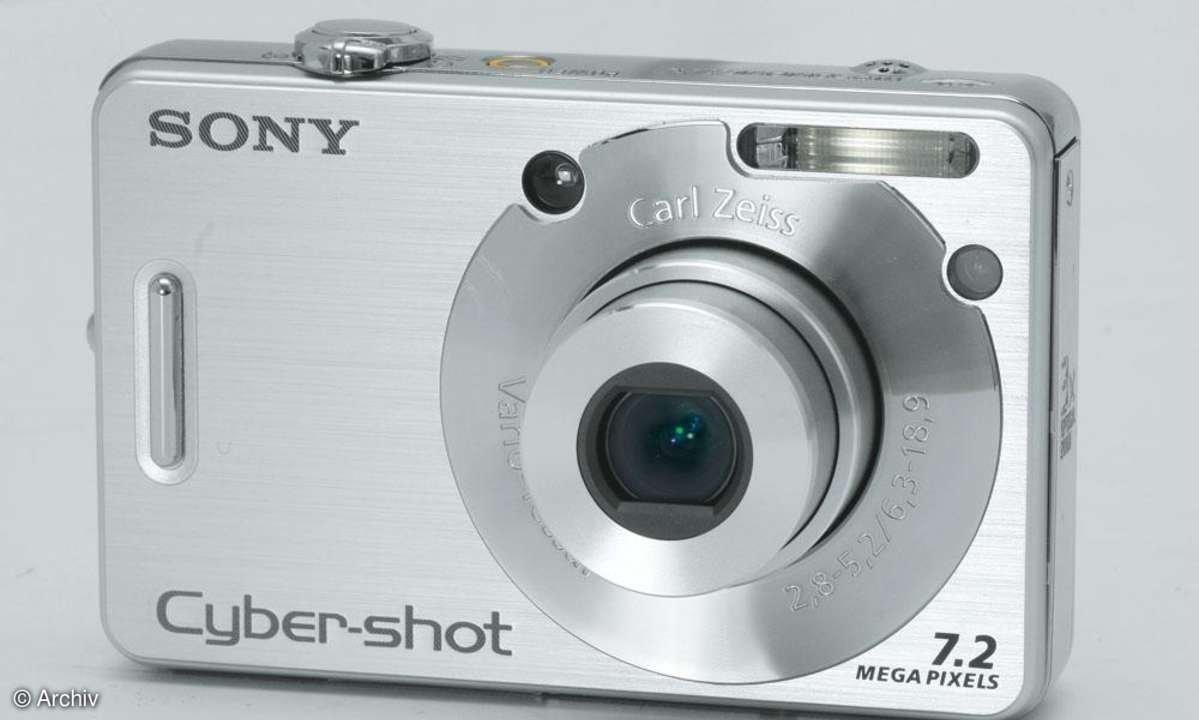 Sony Cybershot DSC-W70 Vorderseite