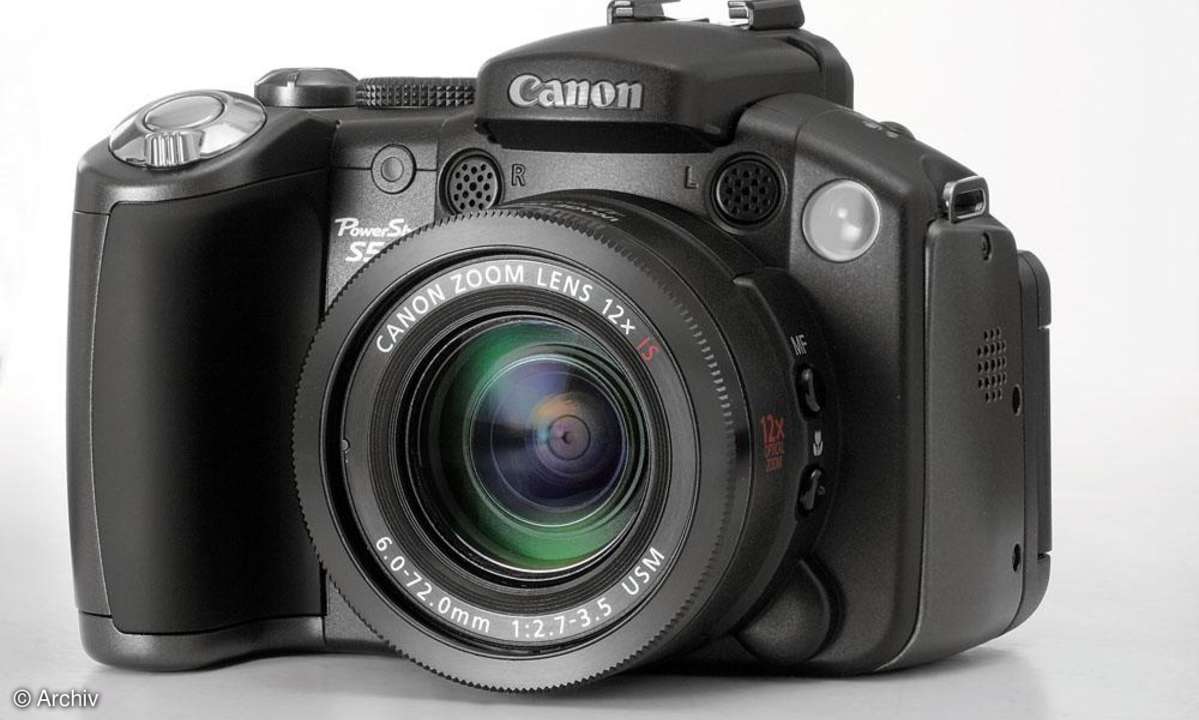 Canon Powershot S5 IS Vorderseite