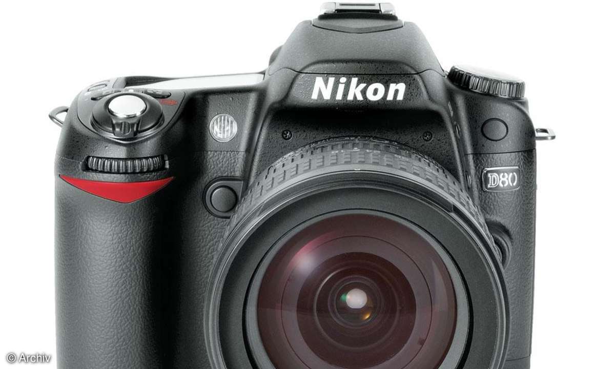Nikon D80 Vorderseite