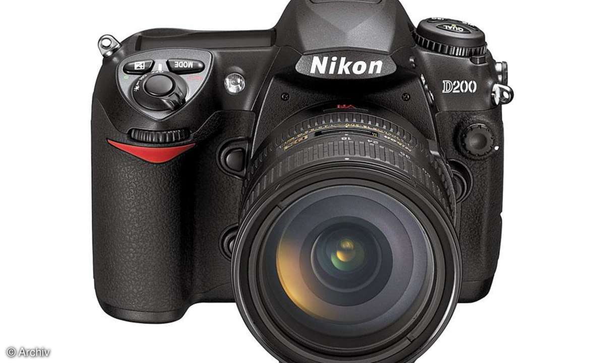 Nikon D200 Vorderseite