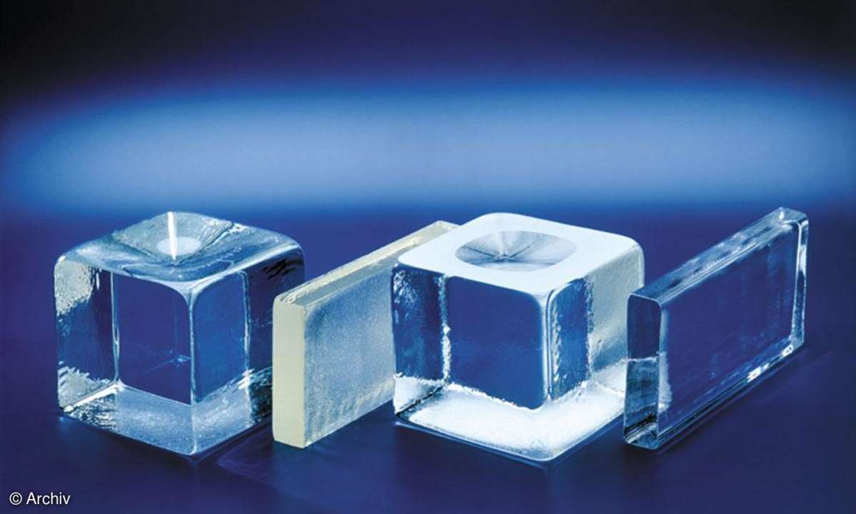 Glas als Werkstoff Rohglas