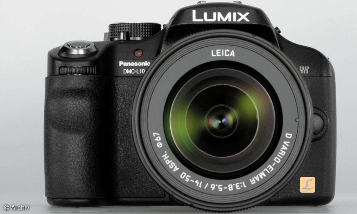 Panasonic Lumix DMC-L10 Vorderseite