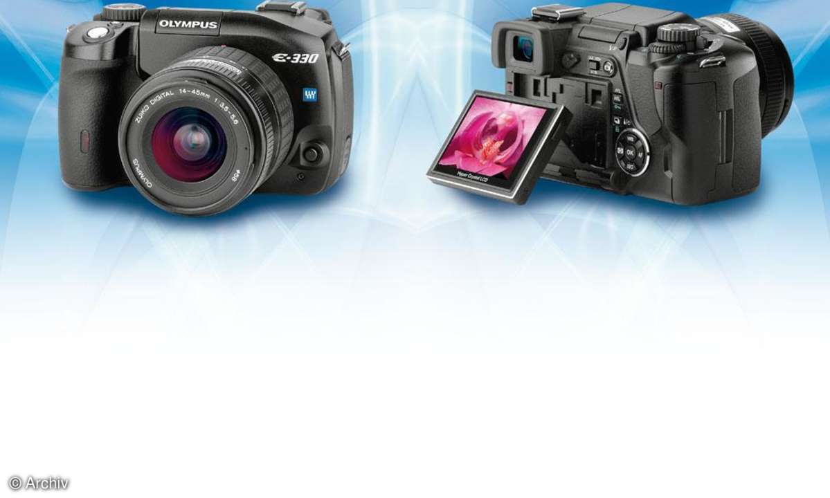 Olympus E-330 Vorder-/ Rückseite
