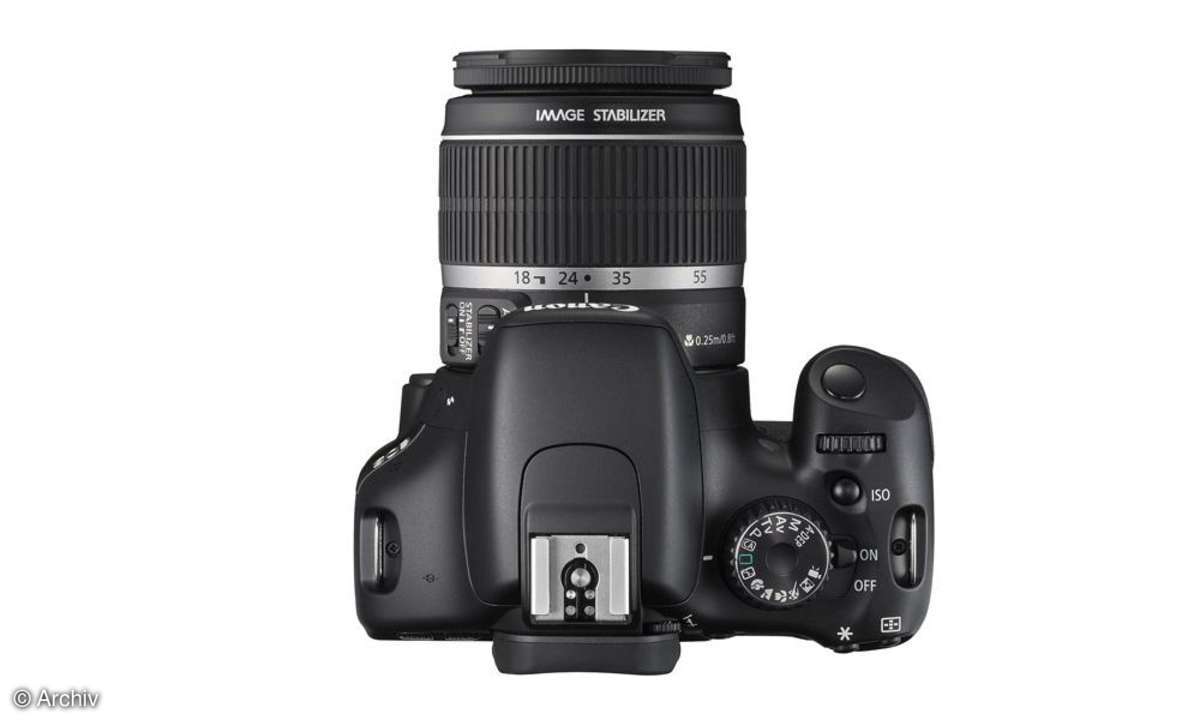 Canon EOS 550D von oben