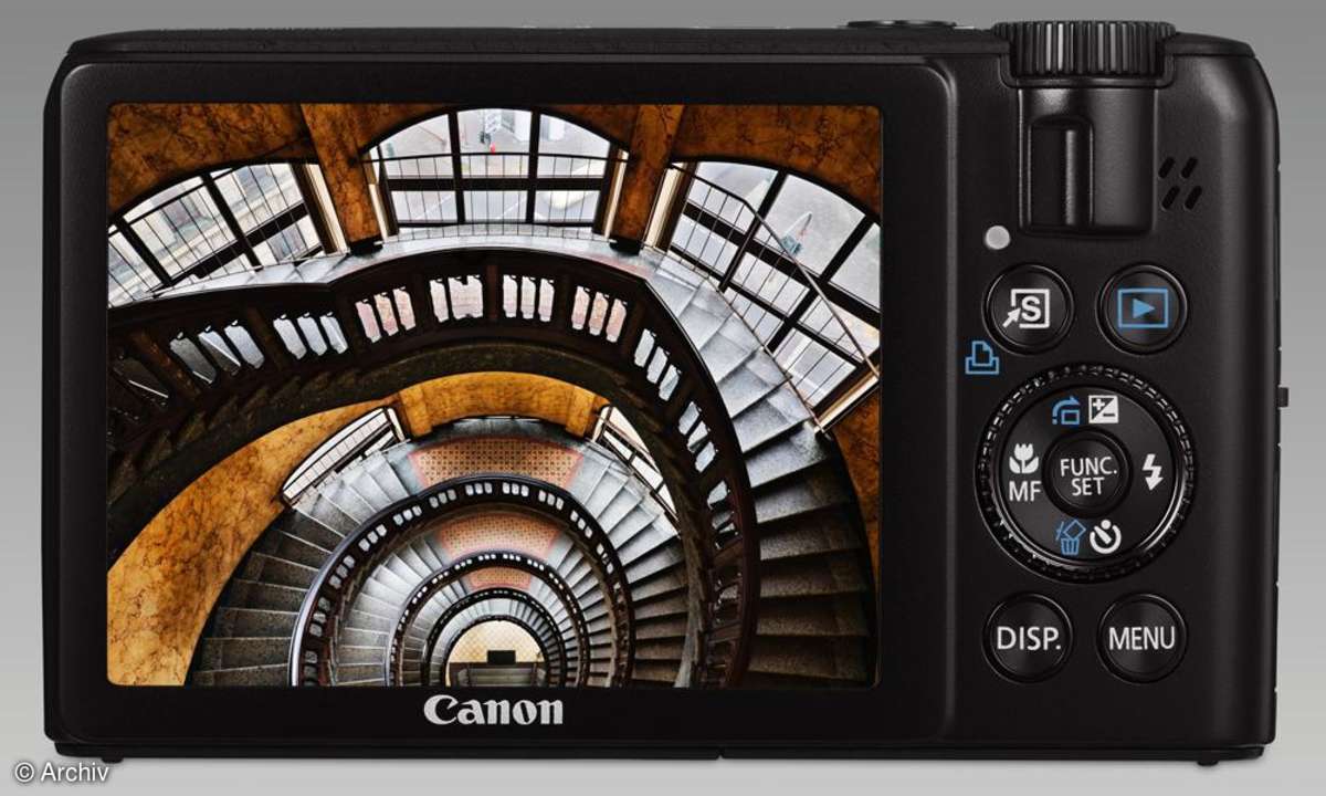 Canon Powershot S90 Rückseite