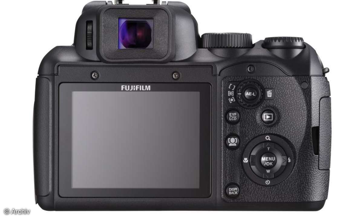 Fuji Finepix S200EXR Rückansicht